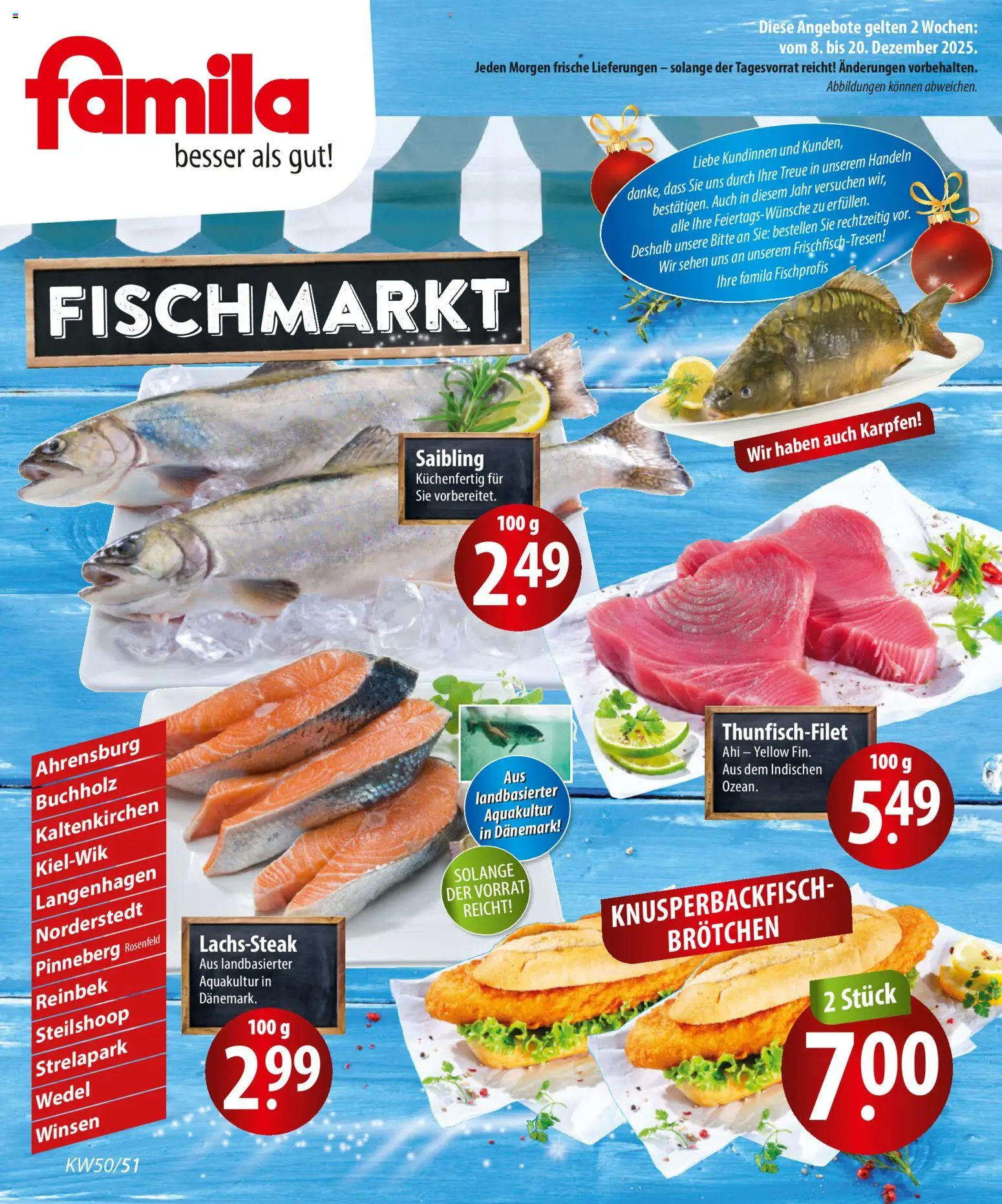 Famila  Fischmarkt – gültig ab 08.12.2025 | Seite: 1