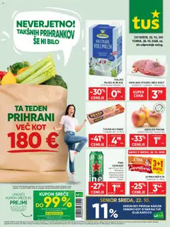 Tuš katalog akcije – veljaven od 22.10.2025