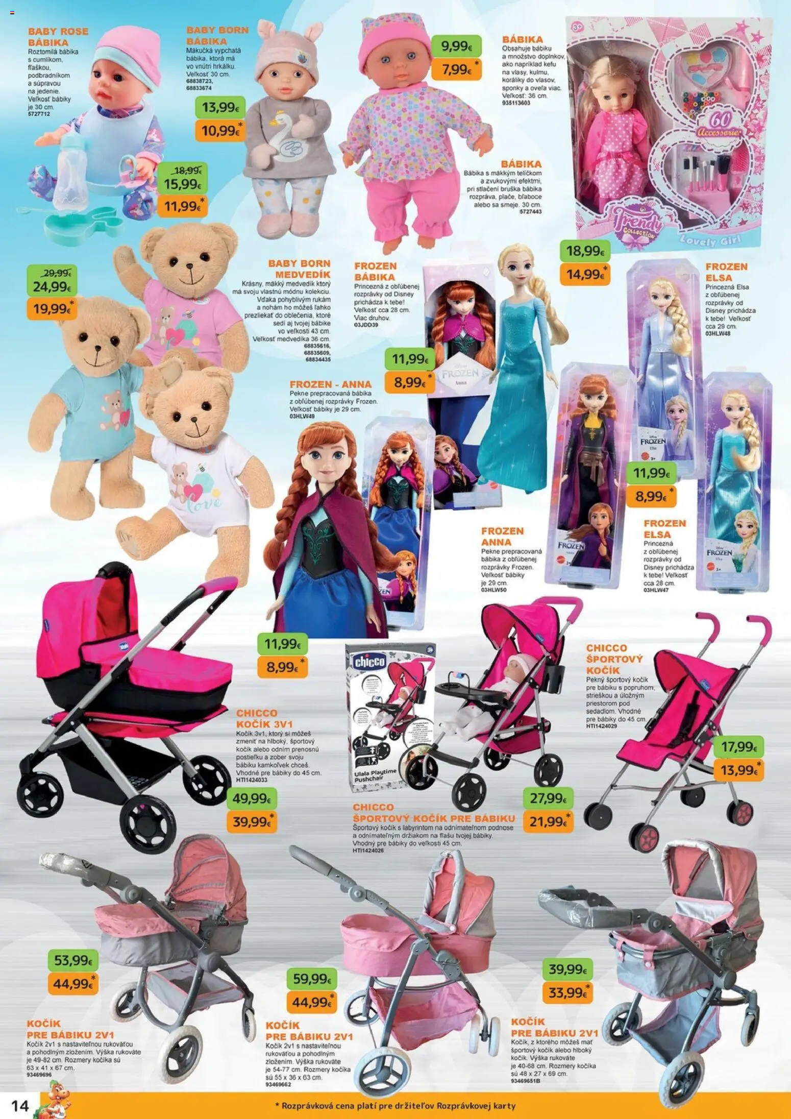 Nové Dráčik akcie – leták je platný od 16.04.2026 | Strana: 14 | Produkty: Baby Born