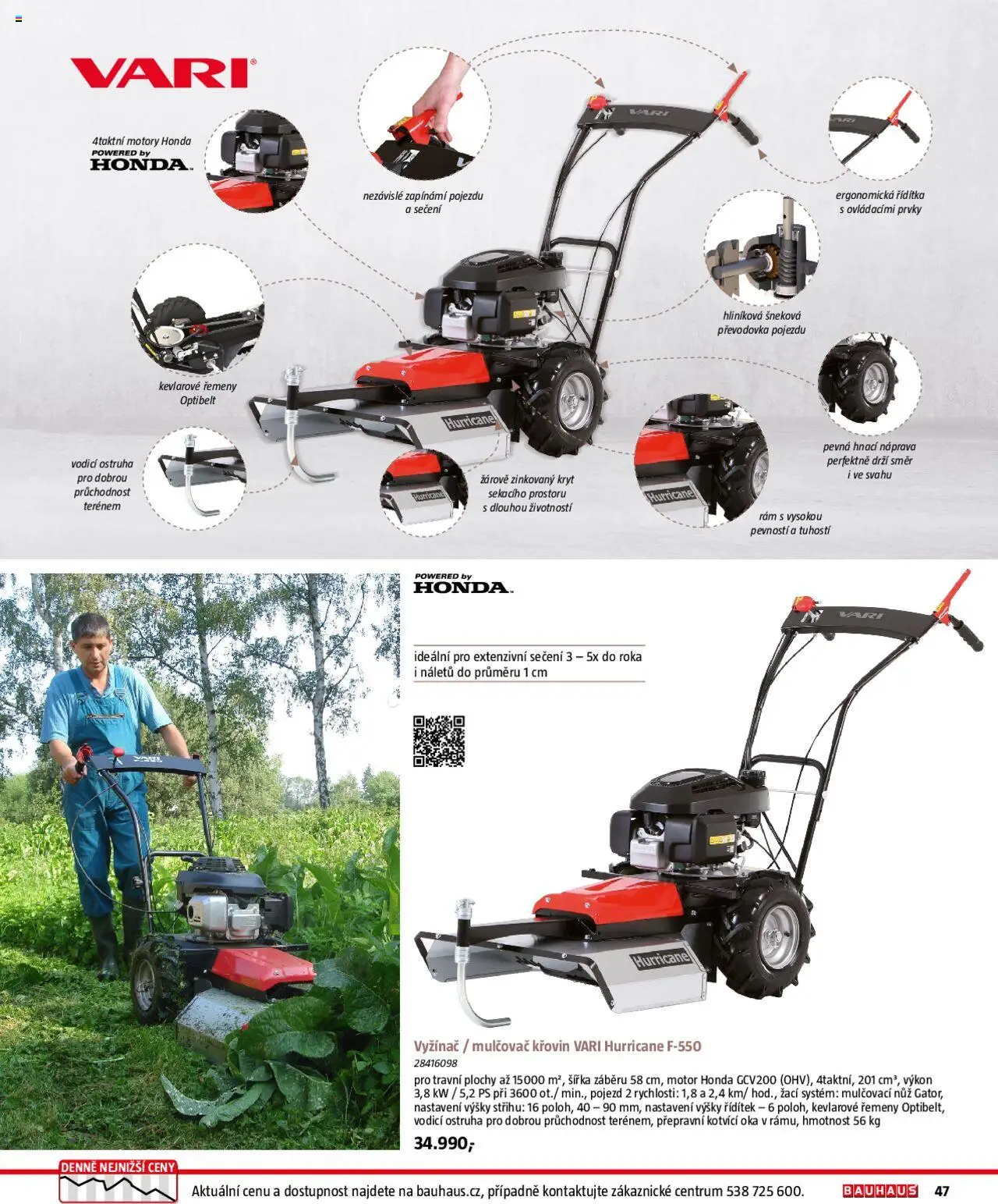Bauhaus katalog Zahradní technika od 01.04.2025 | Strana: 47 | Produkty: Nůž