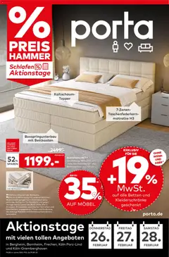 Porta! Prospekt Bergheim-Zieverich	 ab 23.02.2026 gültig