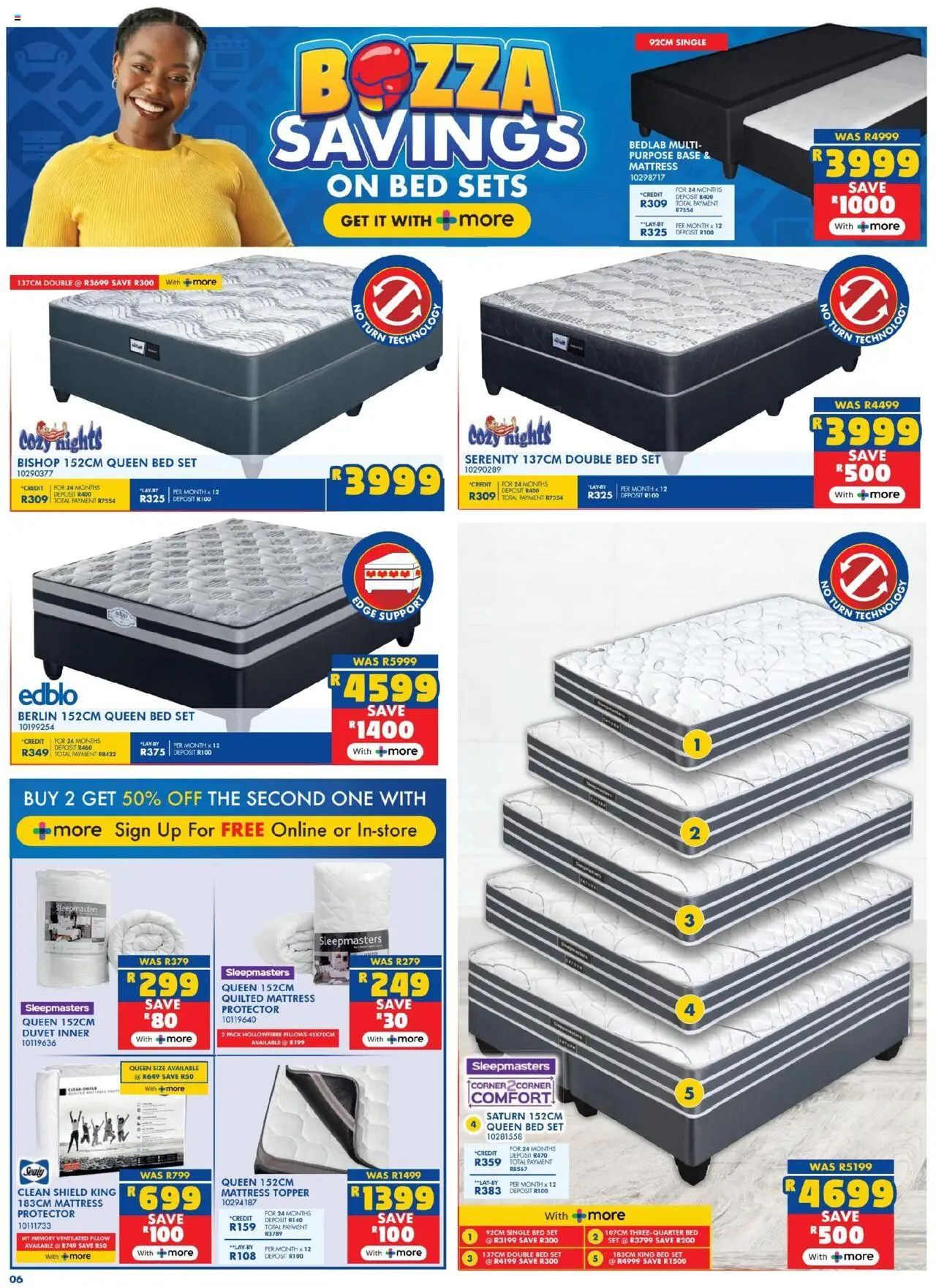 Russells Specials │ valid from 19.06.2025 | Page: 6 | Products: Duvet, Queen bed, Mattress, Pillow