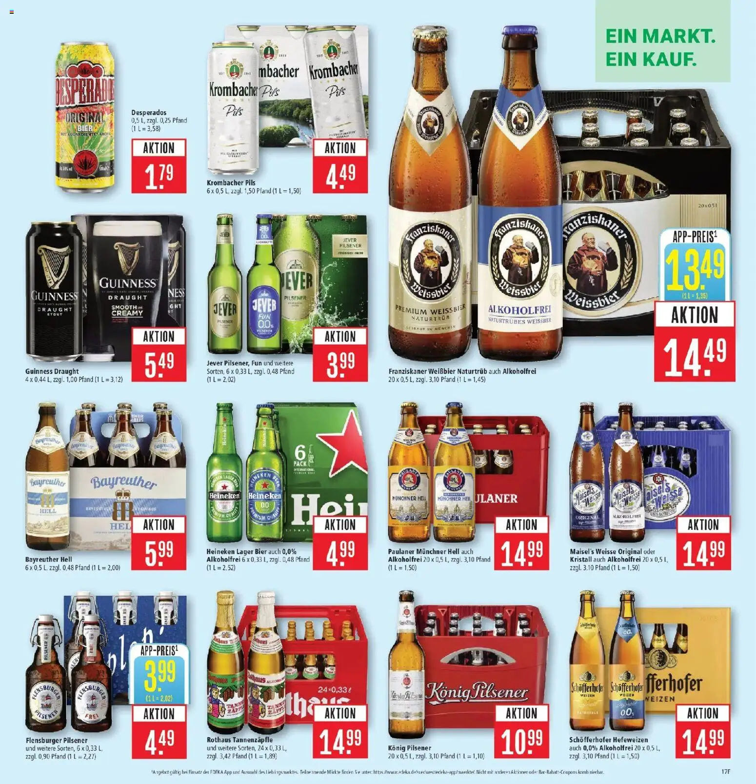 Marktkauf Prospekt Friedrichshafen  – gültig ab 09.03.2026 | Seite: 25 | Produkte: Bayreuther hell, Pils, Flensburger, Jever