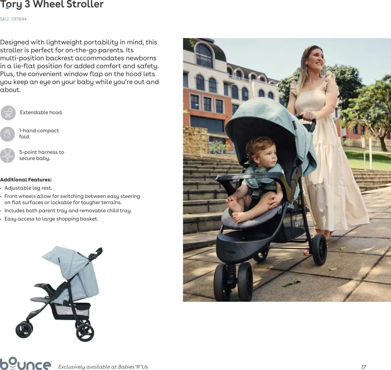 New Babies R Us catalogue – valid from 01.01.2025 | Page: 17 | Products: Tray, Hood