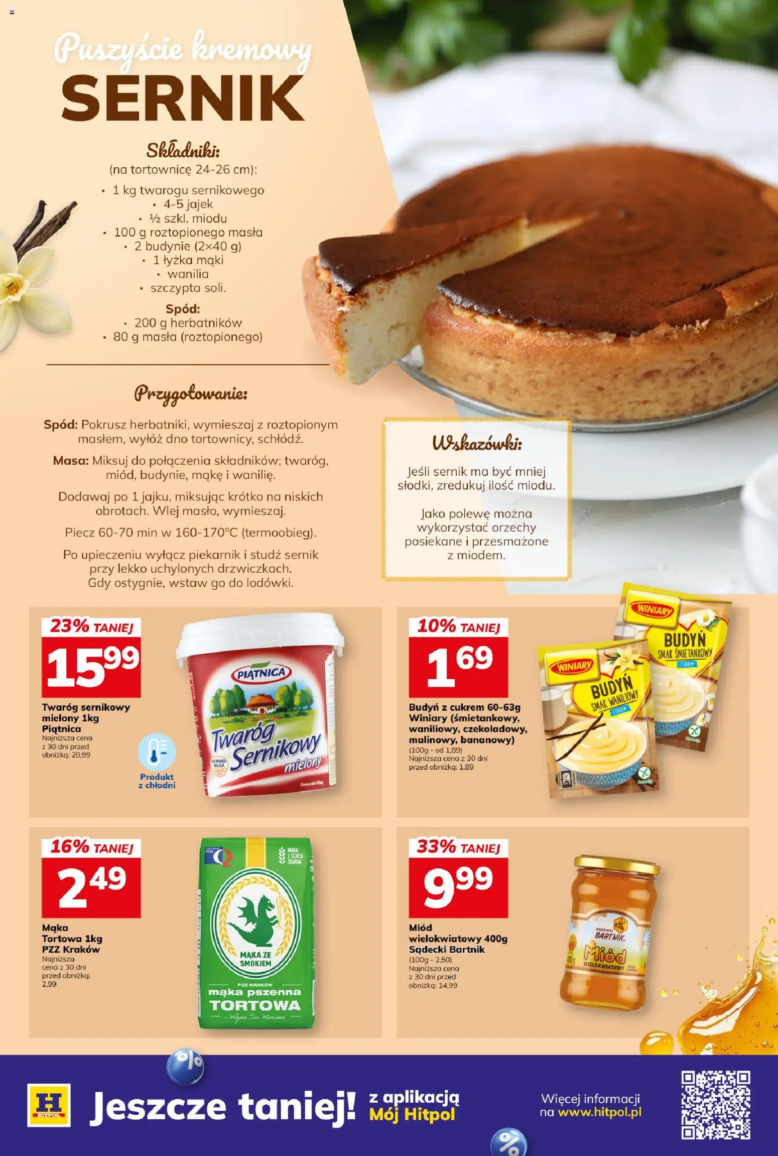 Hitpol Gazetka od 27.02.2026 | Strona: 3 | Produkty: Miód, Piekarnik, Orzechy, Twaróg