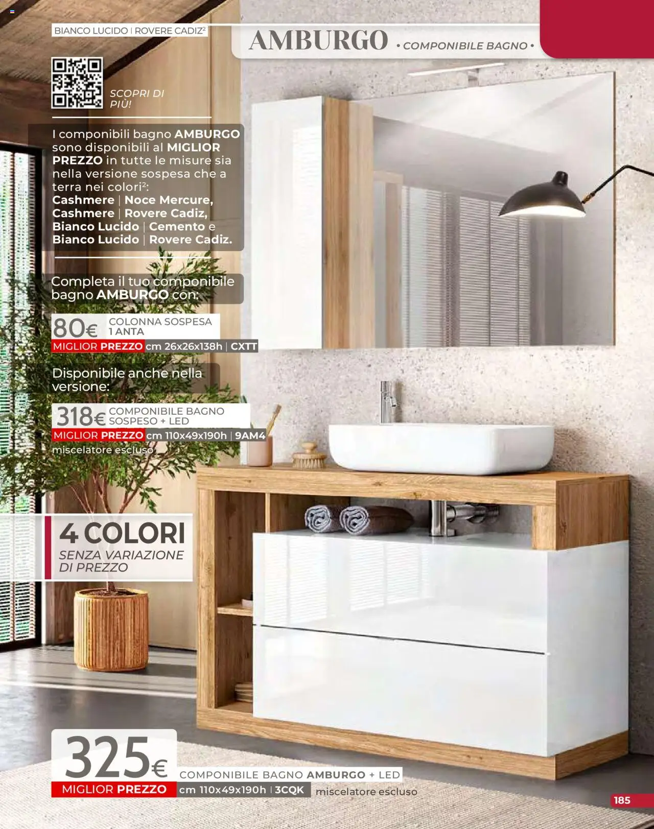 Volantino Mondo Convenienza del 09.09.2025 | Pagina: 187 | Prodotti: Miscelatore, Bagno, Terra