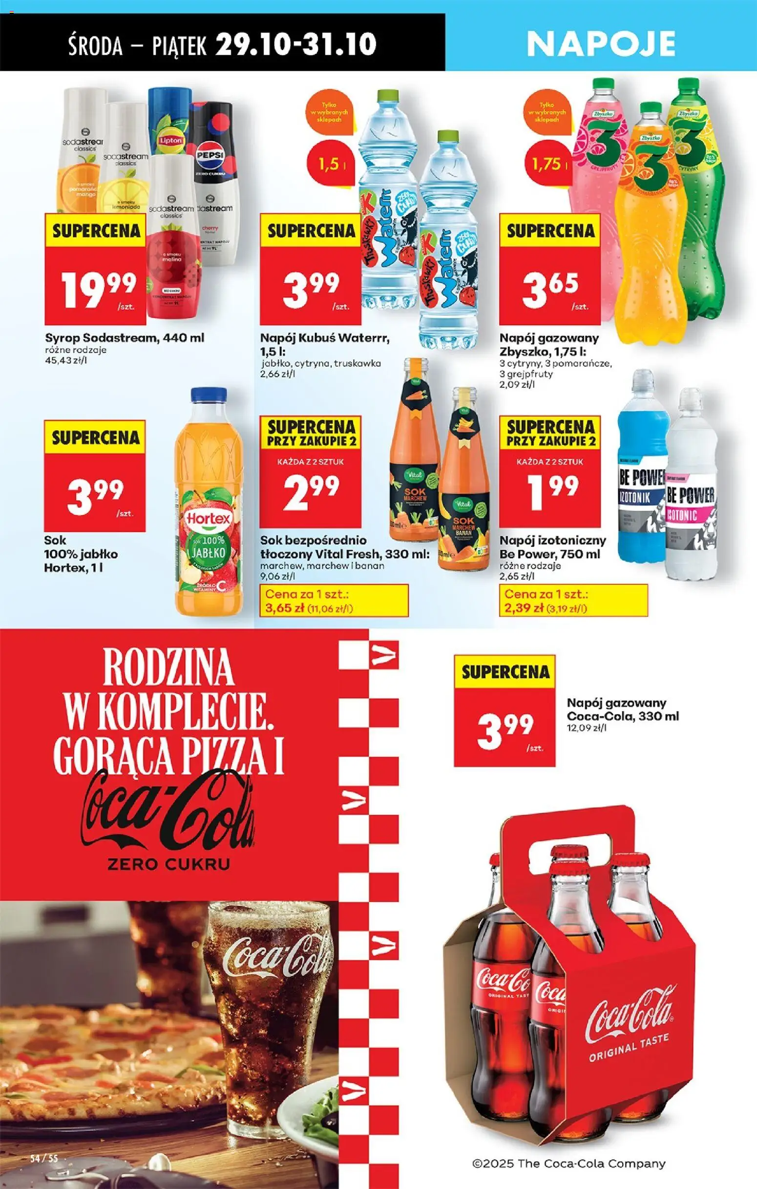 Biedronka gazetka - Oferta w tym tygodniu od 29.10.2025 | Strona: 68 | Produkty: Mango, Napoje, Sok, Sodastream