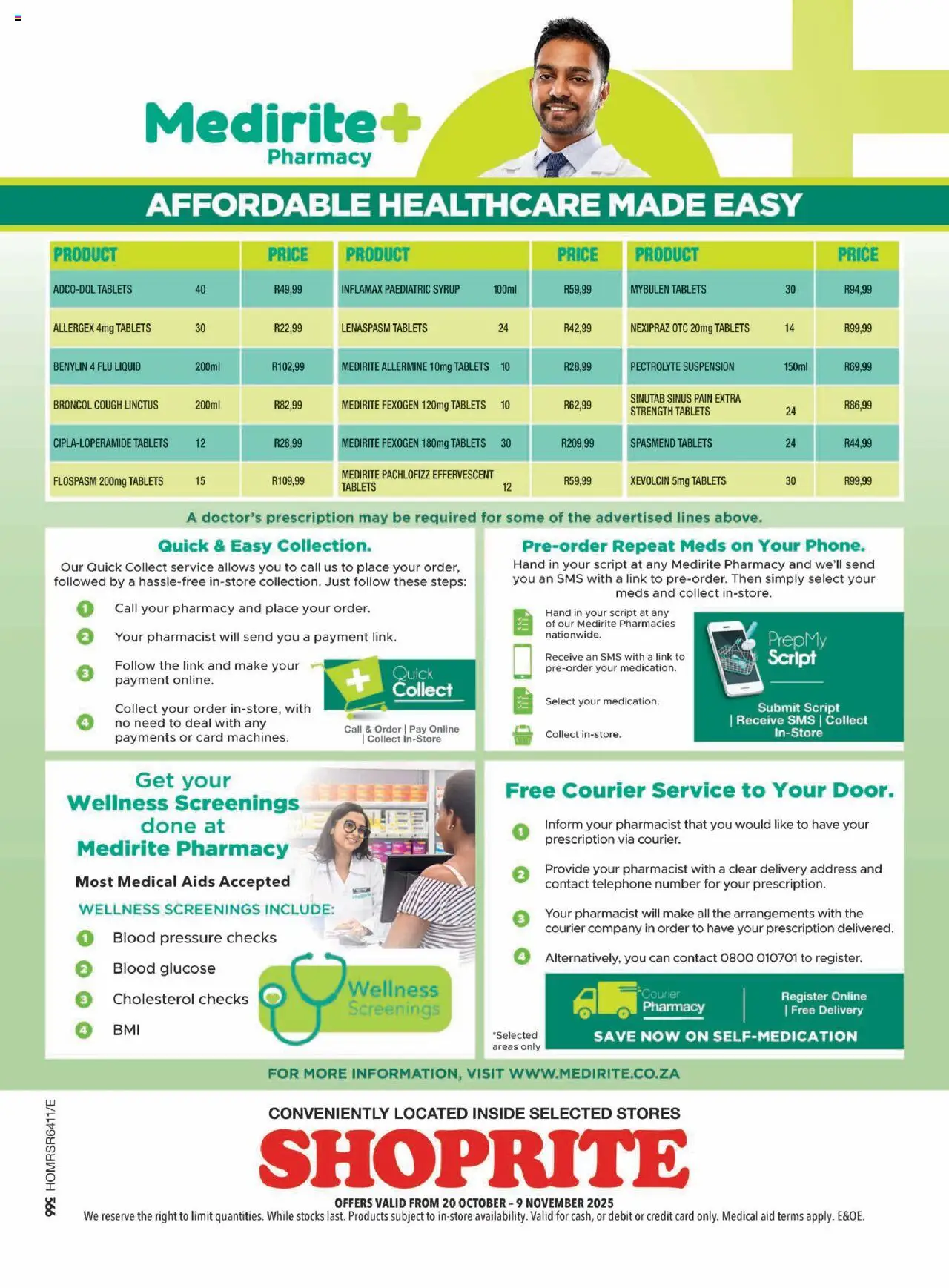 New Shoprite catalogue – valid from 20.10.2025 | Page: 4 | Products: Syrup