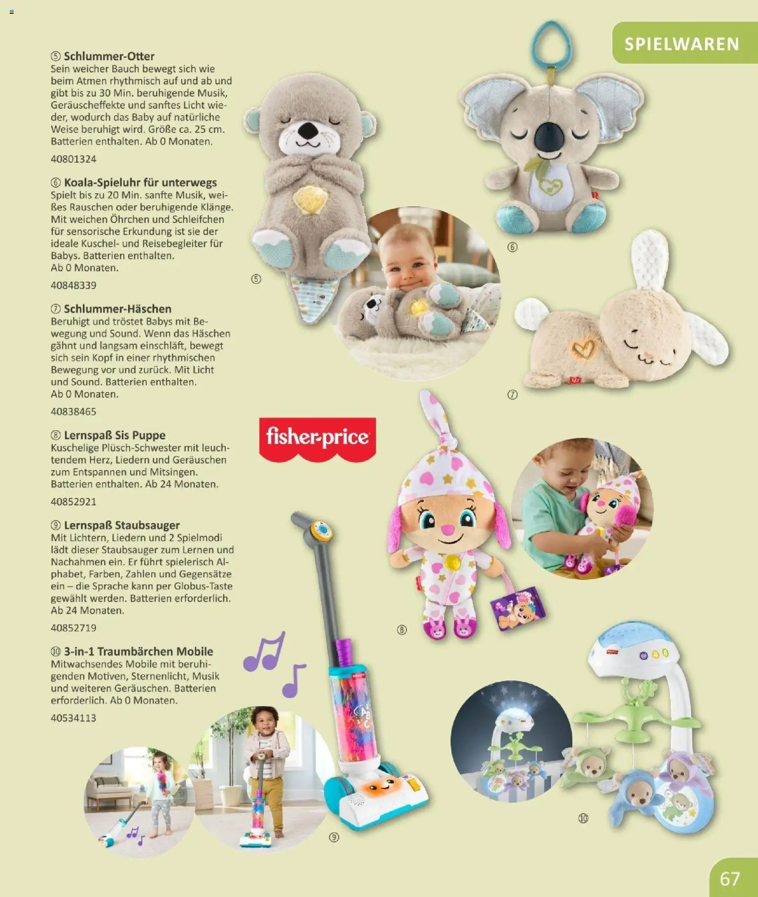 Vedes  Babykatalog  – gültig ab 01.01.2026 | Seite: 67 | Produkte: Staubsauger, Batterien