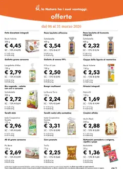 Anteprima del volantino Natura Sì volantino valido a partire dal 04.03.2026 | Pagina: 16 | Prodotti: Pane, Pomodoro, Fette biscottate, Terra