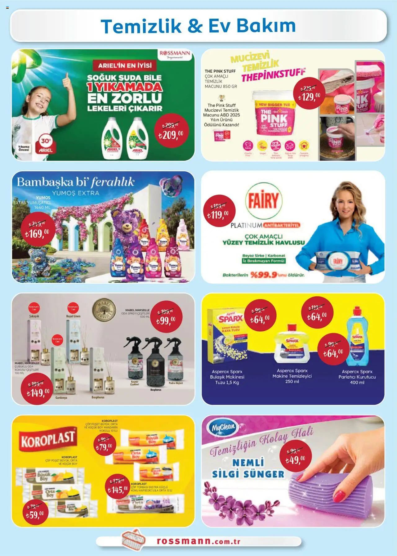 Rossmann Ekim Ev & Yaşam Kataloğu - 01.10.2025 tarihinden itibaren geçerlidir | Sayfa: 10 | Ürünler: Oda kokusu, Koku, Kurutucu, Bulaşık makinesi