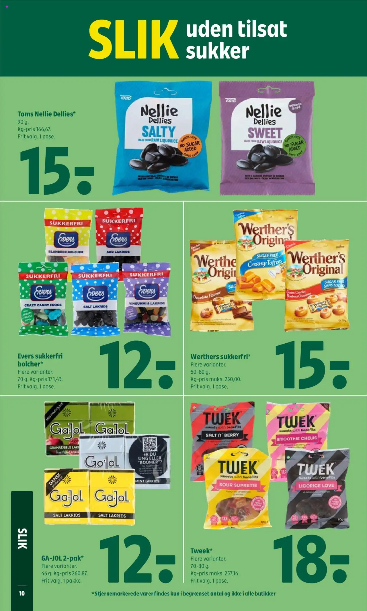 Coop 365 Tilbudsavis gyldig fra 21.08.2025 | Side: 12 | Produkter: Slik, Salt, Vingummi, Smoothie