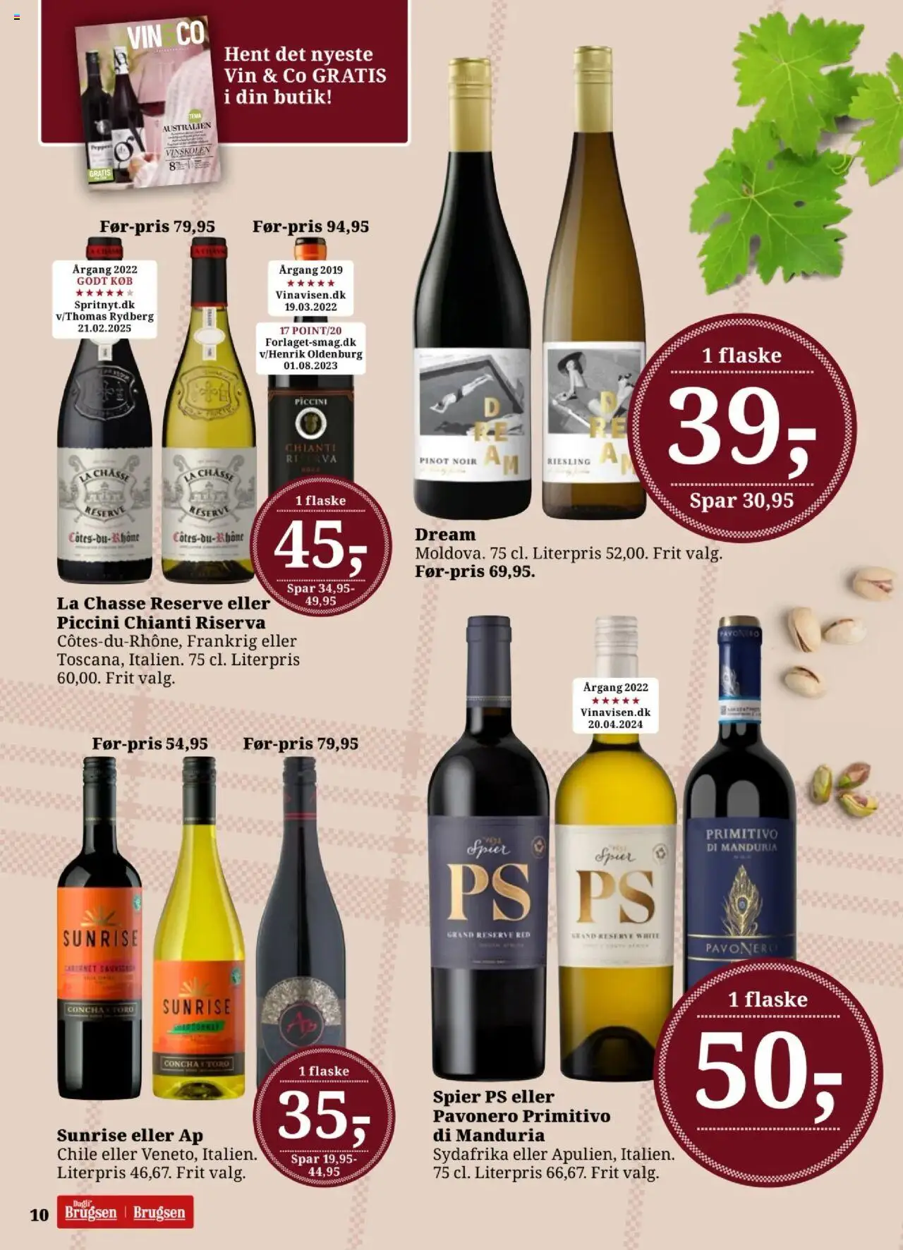 Dagli'Brugsen tilbudsavis – gyldig fra 12.09.2025 | Side: 10 | Produkter: Vin