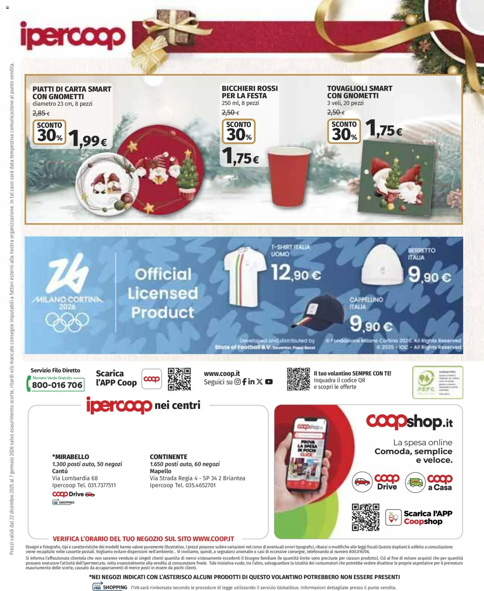 Volantino Ipercoop del 22.12.2025 | Pagina: 38 | Prodotti: Tè, Data