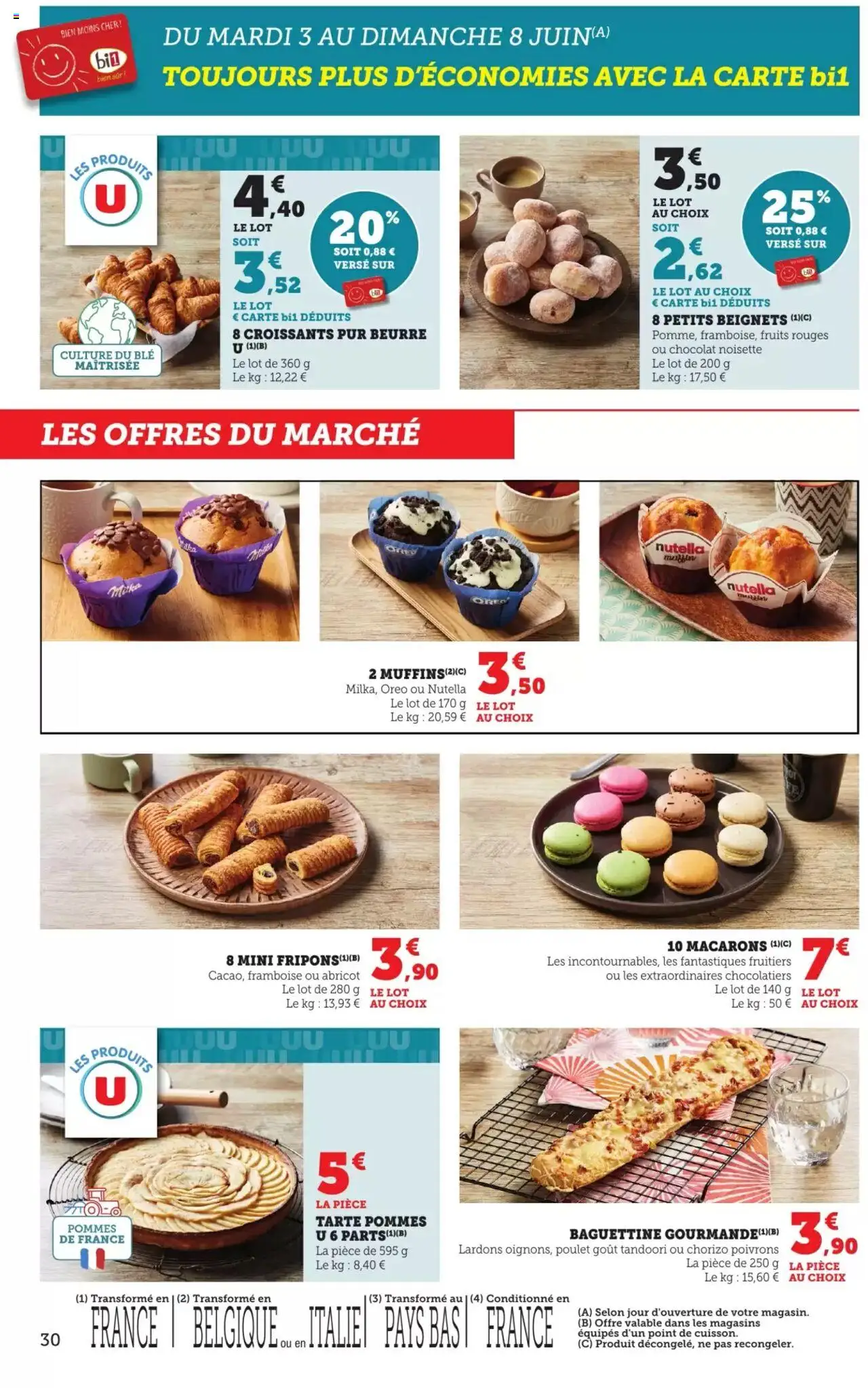  | Page: 30 | Produits: Framboise, Nutella, Chocolat, Pommes