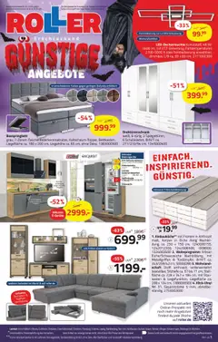 Roller Prospekt 	 ab 05.10.2025 gültig | Seite: 3 | Produkte: Geschirrspüler, Boxspringbett, Küche, Kühlgefrierkombination