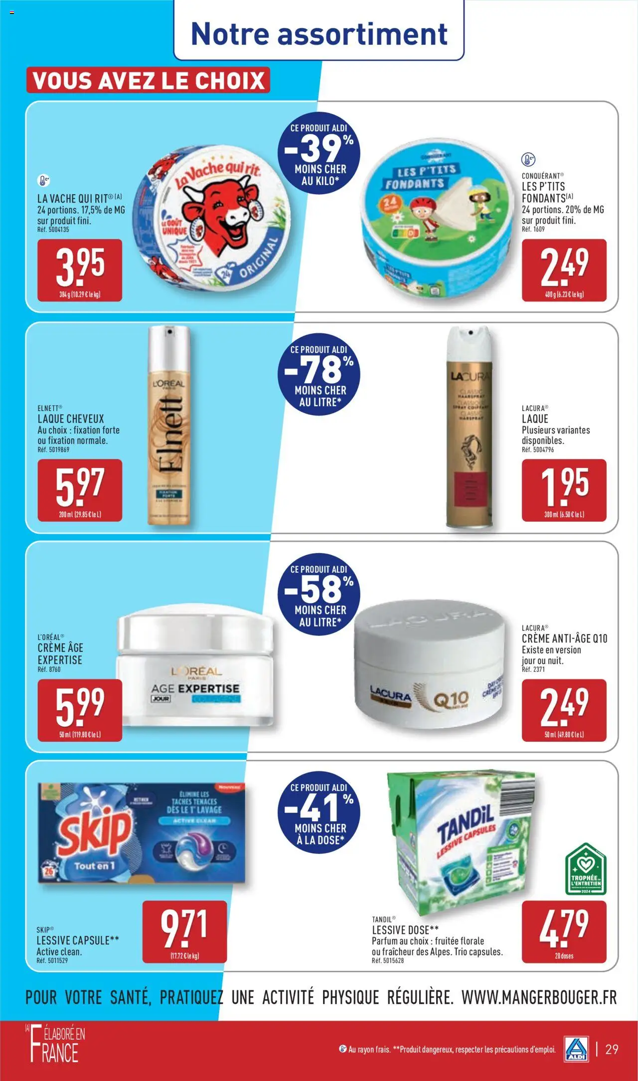  | Page: 32 | Produits: Parfum, Laque, Lessive, Crème