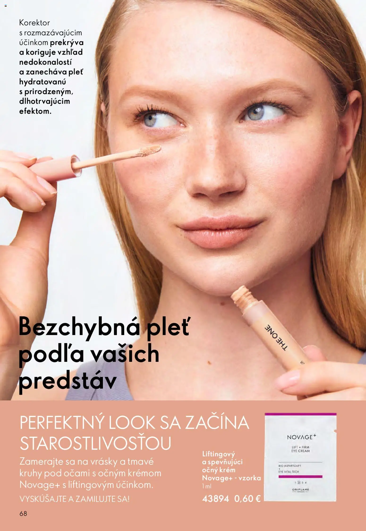 Nové Oriflame akcie – leták je platný od 04.03.2026 | Strana: 68 | Produkty: Korektor, Krém