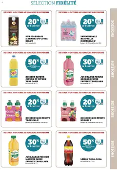 Super U - Prévisualisation de Super U - Ma Sélection Carte U Octobre valide à partir de 20.10.2025 | Page: 35 | Produits: Mangue, Eau minérale naturelle, Coca cola, Ananas