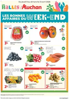 Auchan - Les bons plans du week-end dans votre hyper - Voorbeeld van een folder van Auchan, geldig van 09.04.2026