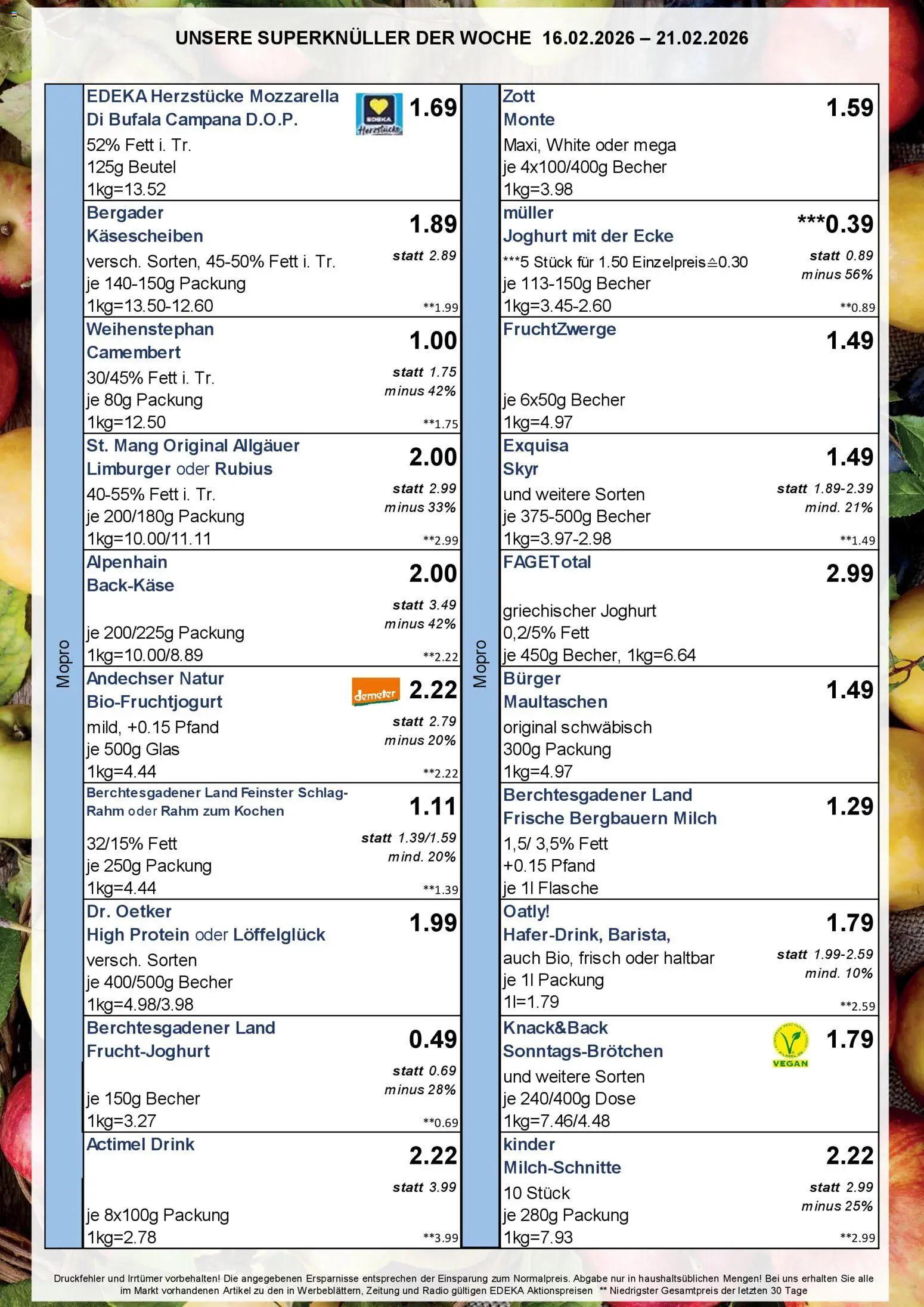Simmel - Bayern – gültig ab 16.02.2026 | Seite: 7 | Produkte: Milch, Fruchtzwerge, Fruchtjoghurt, Exquisa