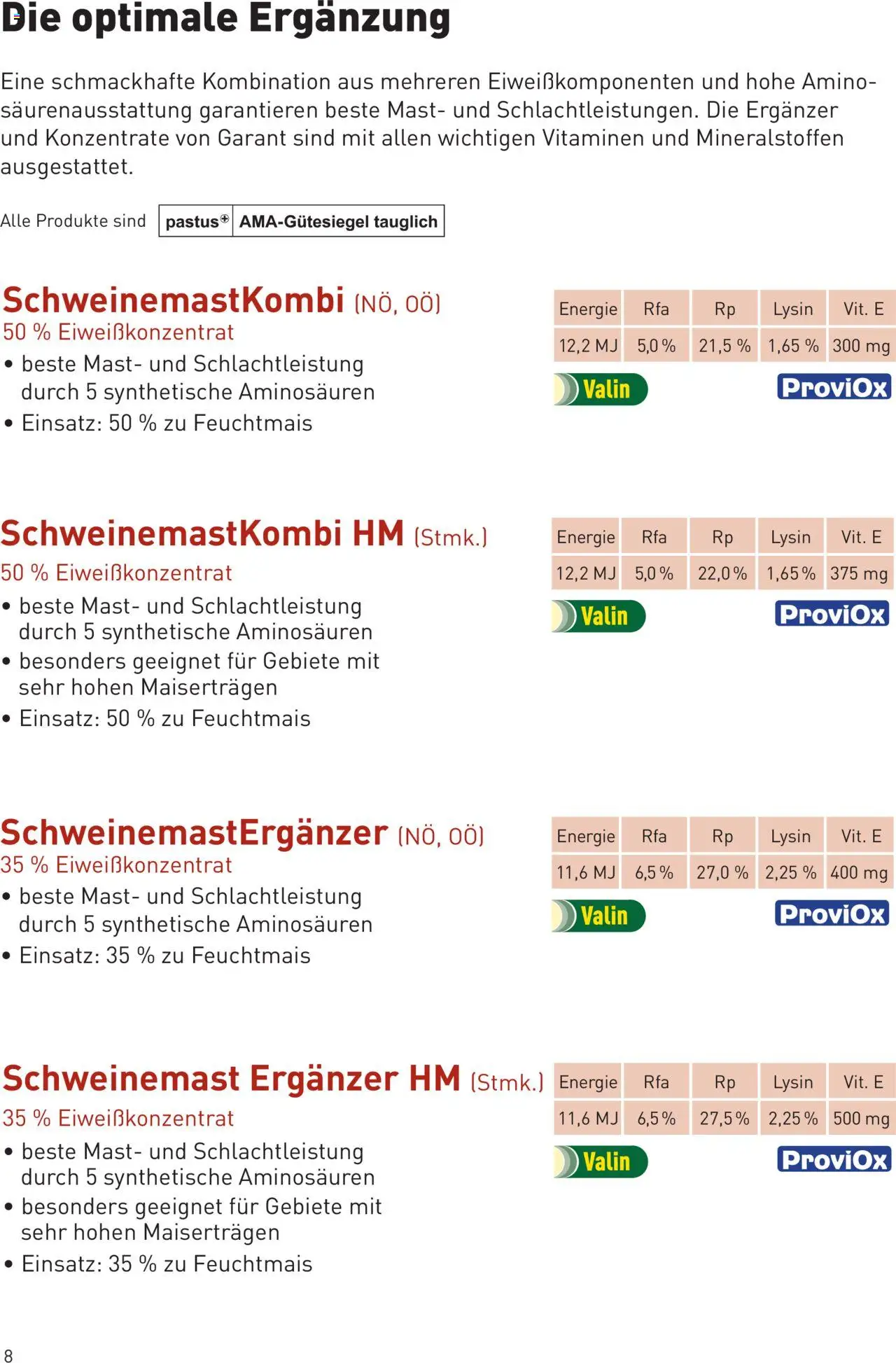 Lagerhaus  Schweinemast gültig ab 01.10.2025 | Seite: 8