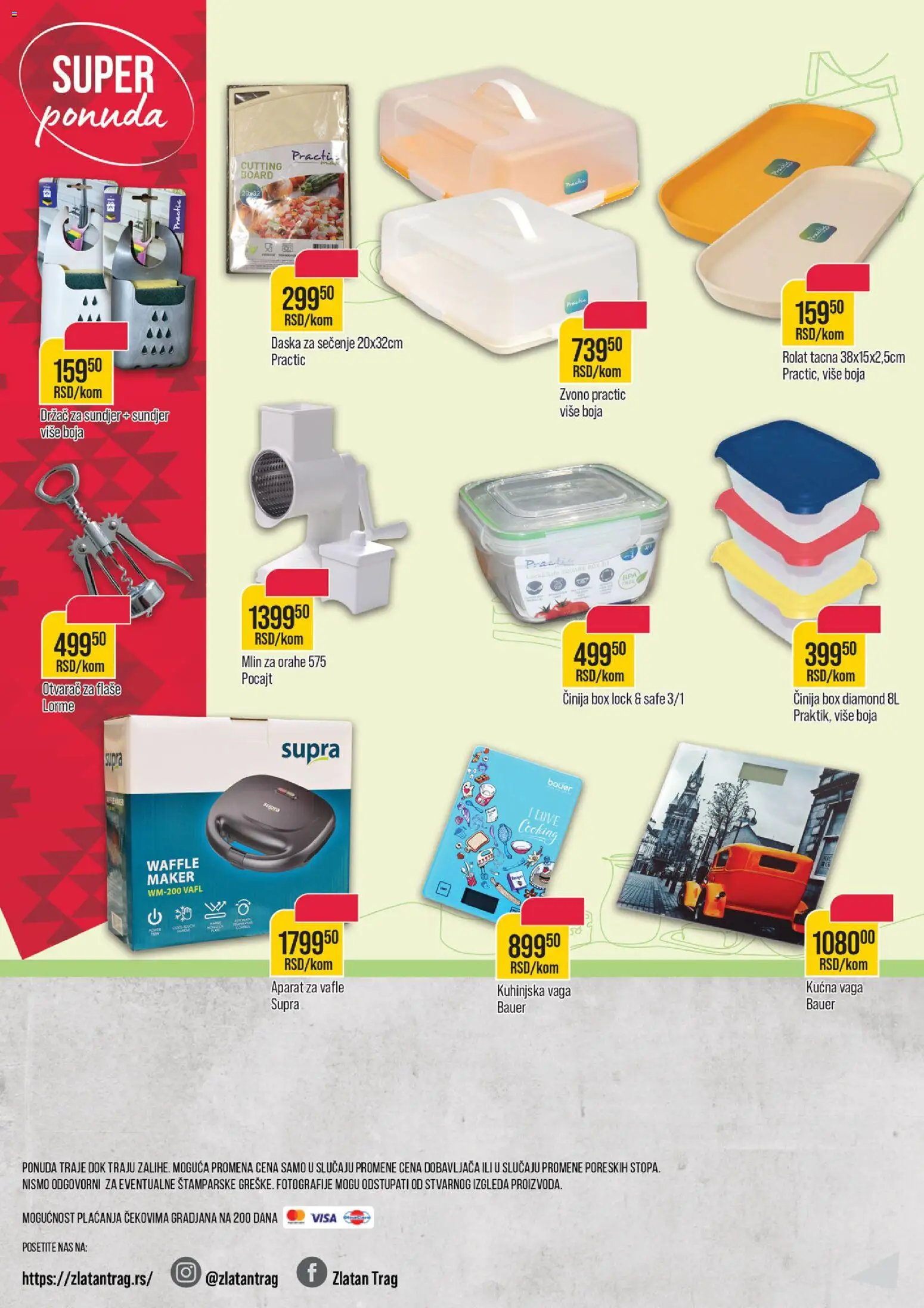 Zlatan Trag katalog - važi od 05.11.2025 | Strana: 12 | Proizvode: Daska za sečenje, Mlin, Vaga, Kuhinjska vaga