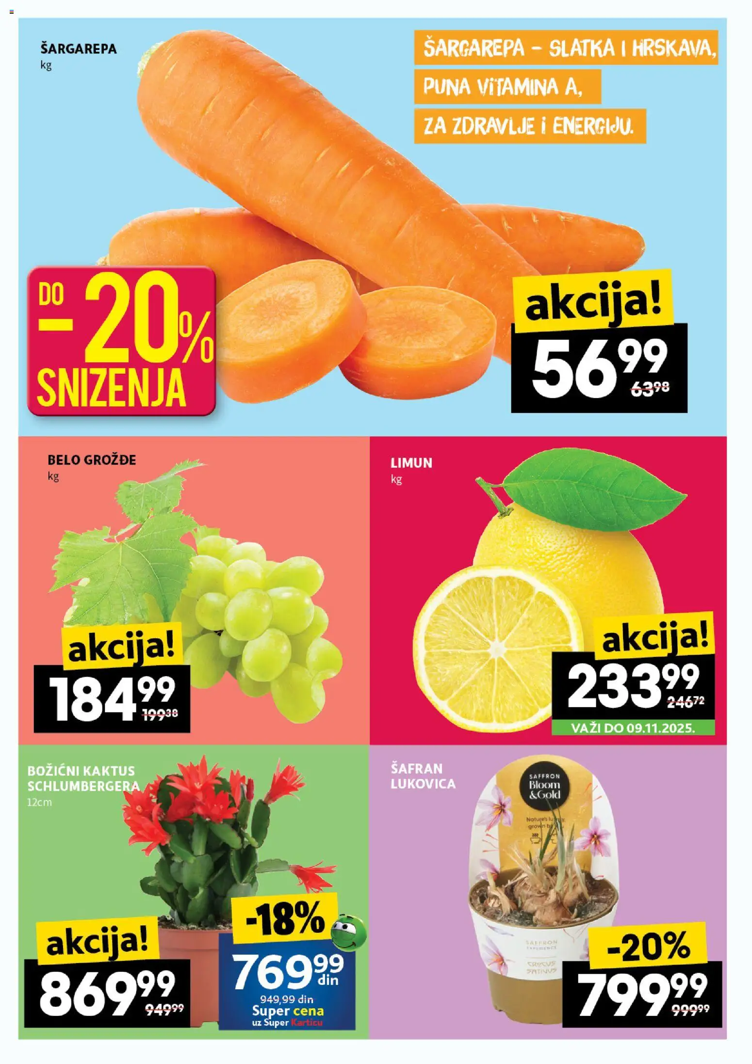 Idea katalog - važi od 06.11.2025 | Strana: 2 | Proizvode: Šargarepa, Limun