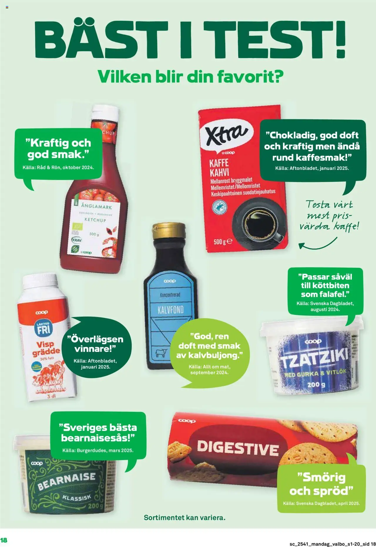 Coop Forum reklamblad aktuell från 06.10.2025 | Sida: 18 | Produkter: Doft, Kaffe, Vitlök, Gurka