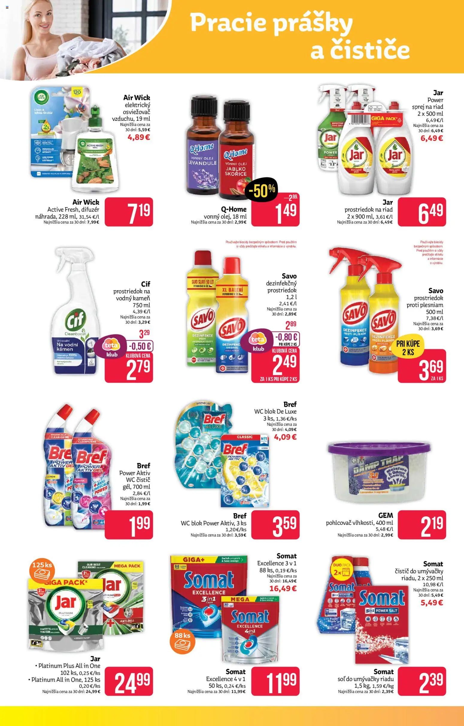 Nové Teta drogerie akcie – leták je platný od 07.01.2026 | Strana: 14 | Produkty: Difúzer, Osviežovač vzduchu, Savo, Jar