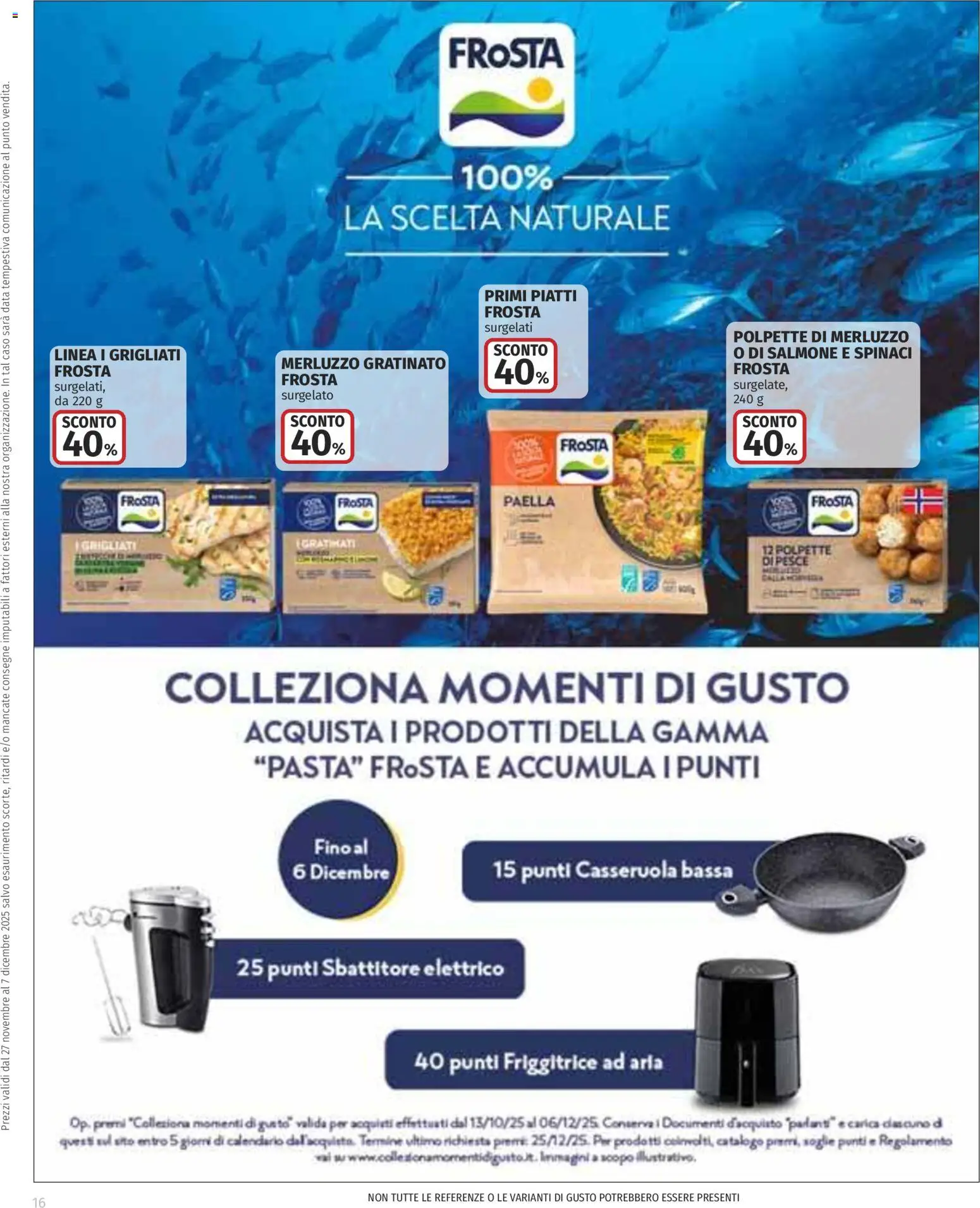 Volantino COOP del 27.11.2025 | Pagina: 16 | Prodotti: Salmone, Sbattitore, Spinaci, Polpette