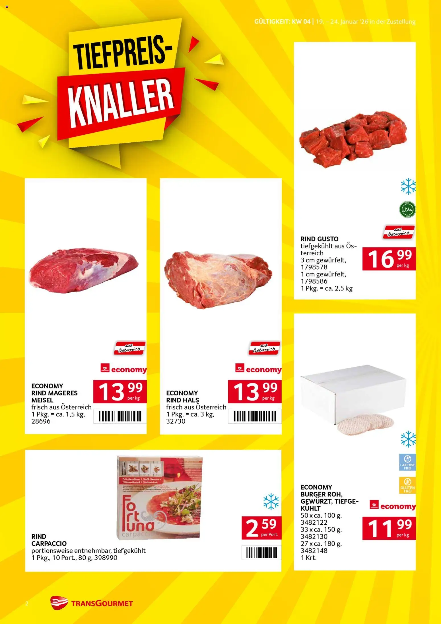 Transgourmet Zustellaktion gültig ab 19.01.2026 | Seite: 2