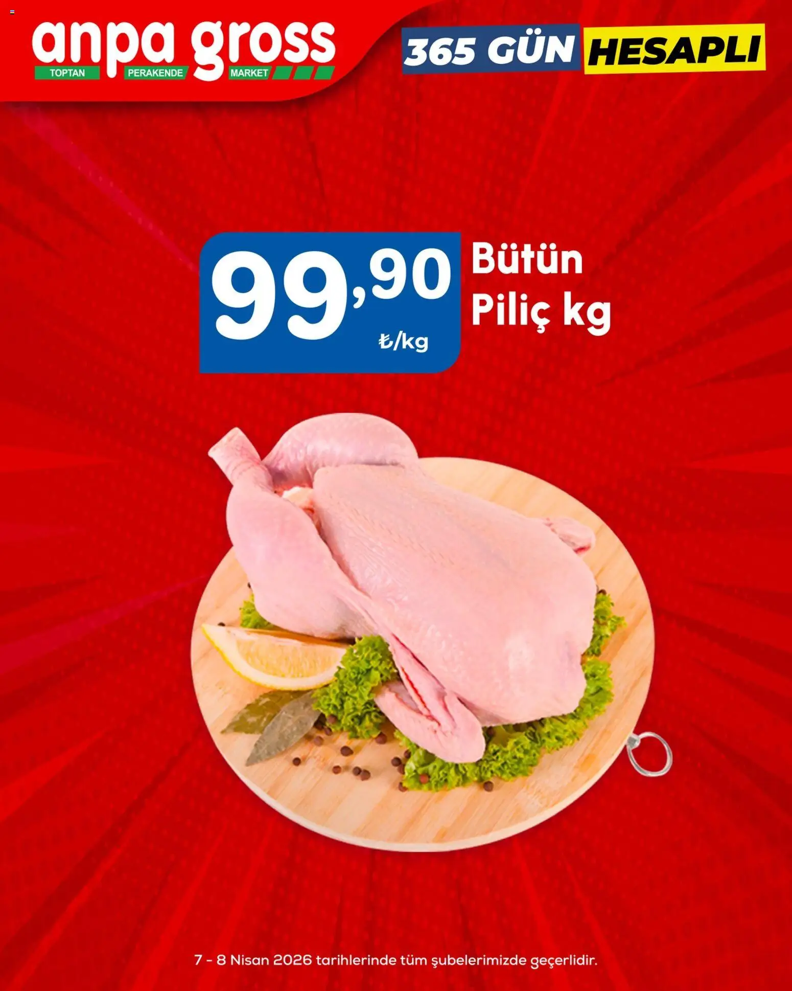 Anpa Gross - Piliç - 07.04.2026 tarihinden itibaren geçerlidir | Sayfa: 3 | Ürünler: Piliç