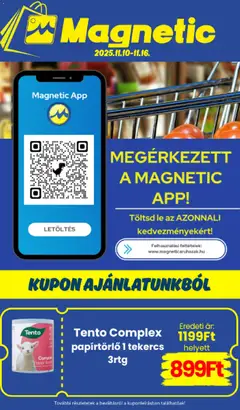 Magnetic Akciós újság - amely érvényes a következő dátumtól: 10.11.2025