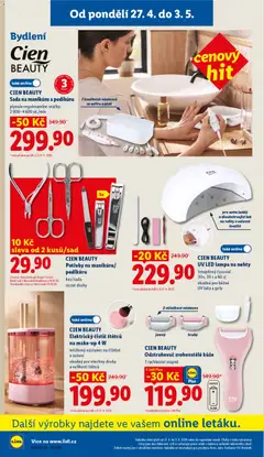 Náhled letáku CIEN BEAUTY Elektrický čistič štětců na make-up 4 W, mřížkový nástavec na čištění a sušení, vhodný pro všechny druhy a velikosti štětců od 27.04.2026 | Strana: 40