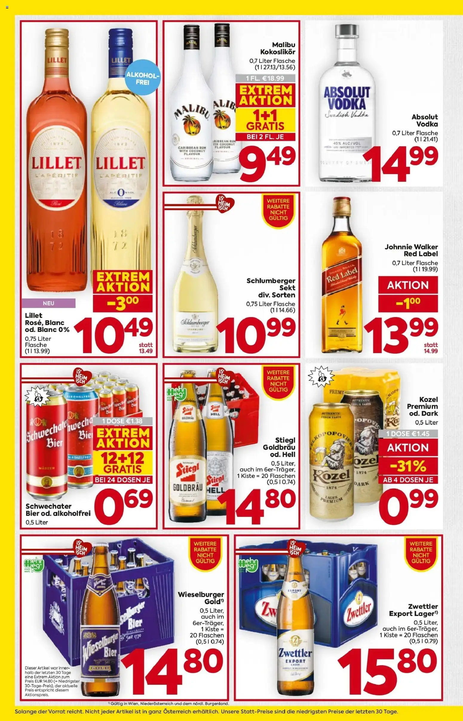 Billa - BILLA: Flugblatt gültig bei BILLA & BILLA PLUS gültig ab 22.04.2026 | Seite: 14 | Produkte: Bier