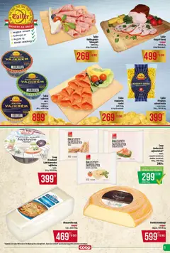 COOP akciós ujság - amely érvényes a következő dátumtól: 19.06.2025 | Oldal: 3 | Termékek: Karaj, Sajt, Felvágott, Vajkrém