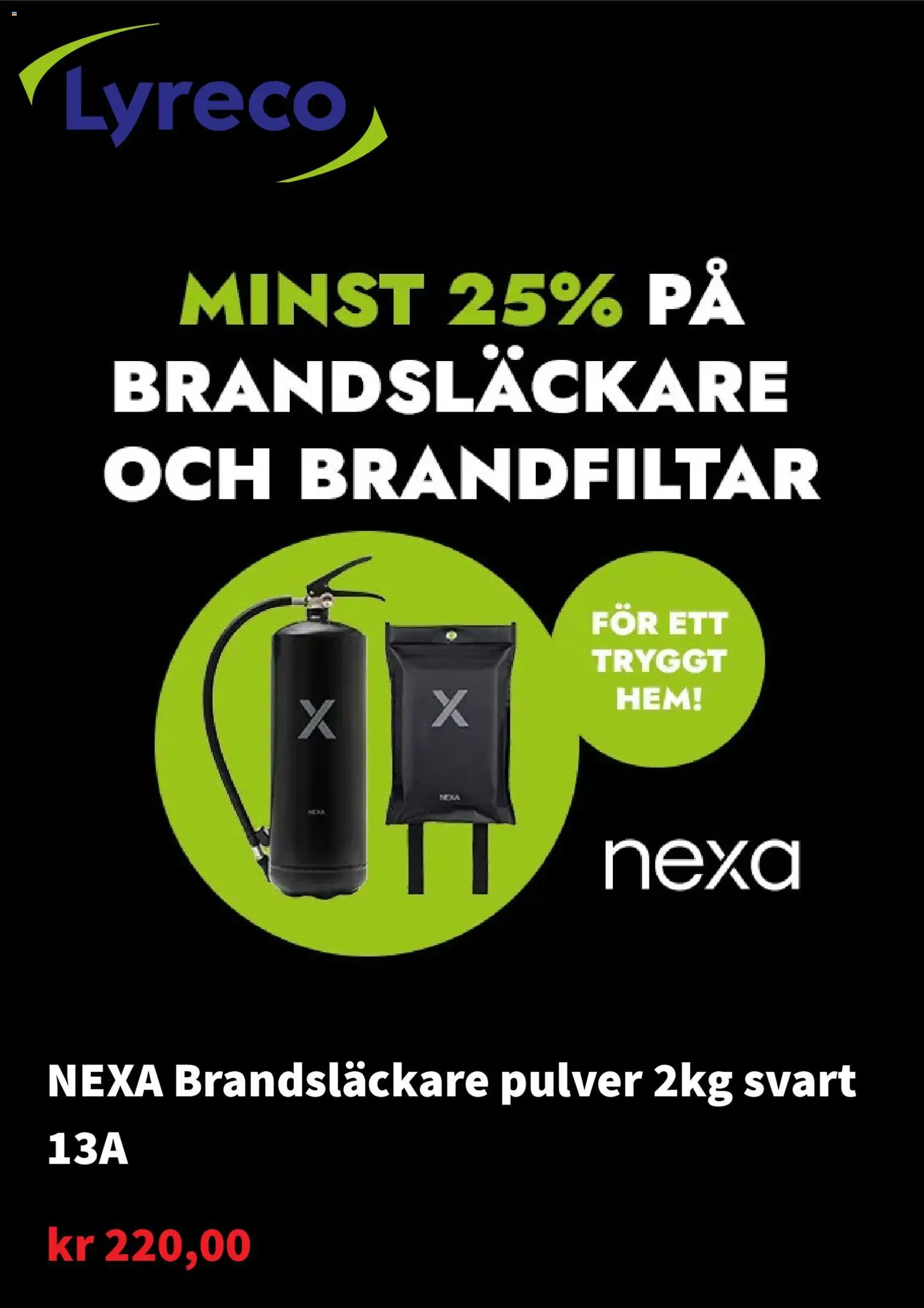 Lyreco reklamblad aktuell från 24.11.2025 | Sida: 9 | Produkter: Brandsläckare