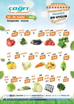 06.11.2025 tarihinden itibaren geçerli olan Çağrı Market kataloğu önizlemesi | Sayfa: 2