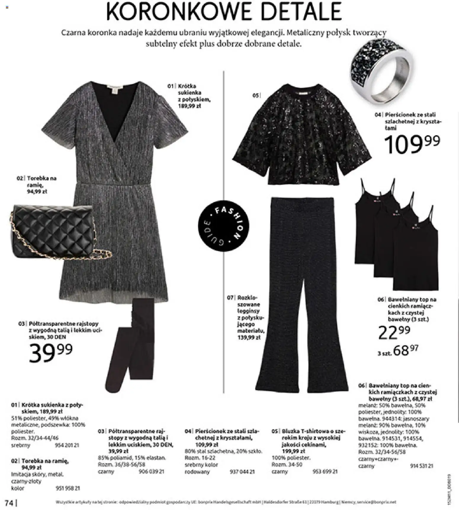 BonPrix Katalog - Na Listę Życzeń od 15.12.2025 | Strona: 76 | Produkty: Top, Torebka, Sukienka, Rajstopy