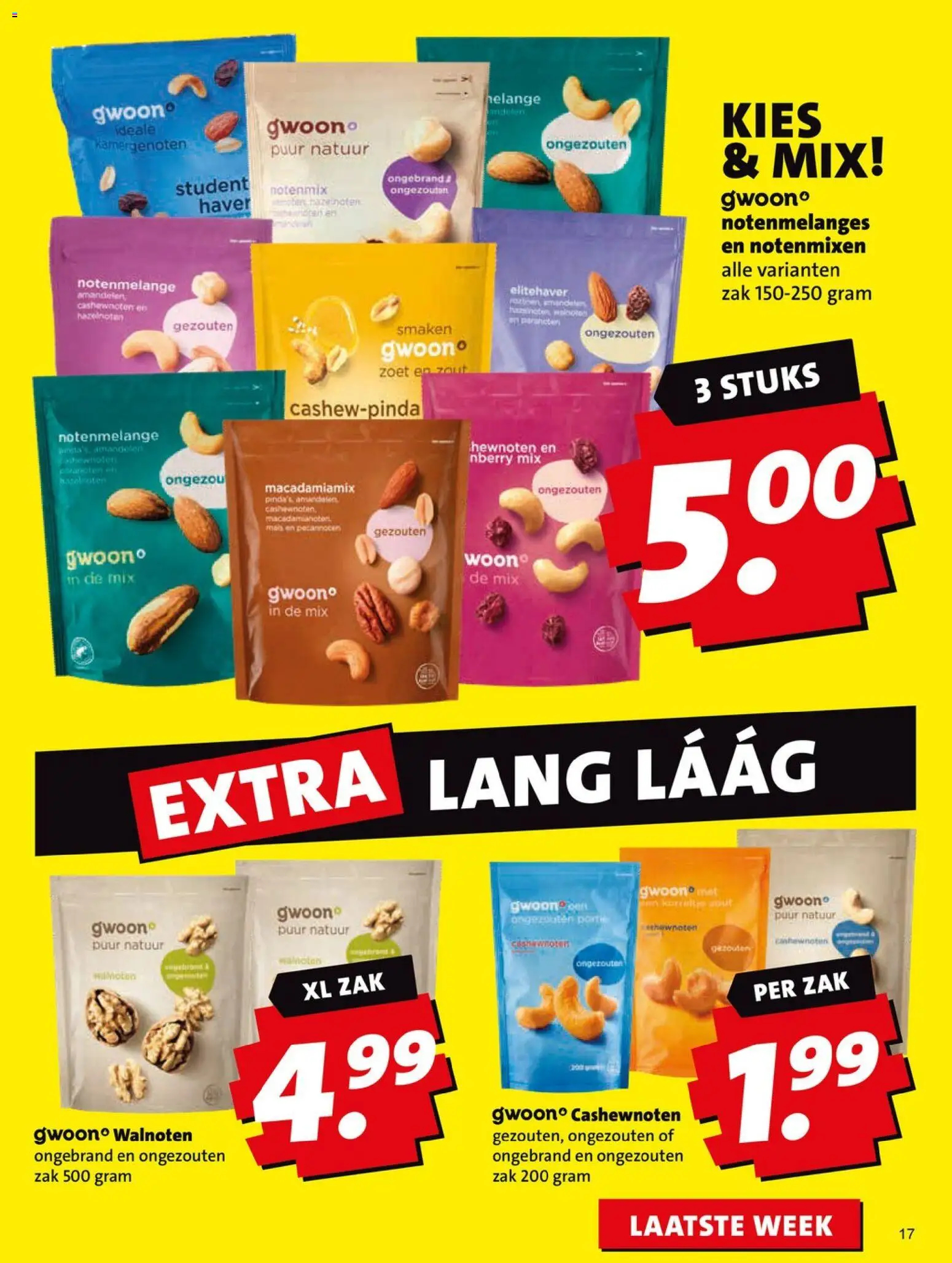 {H1} | Pagina: 17 | Producten: Zak, Haver, Maïs, Cashewnoten