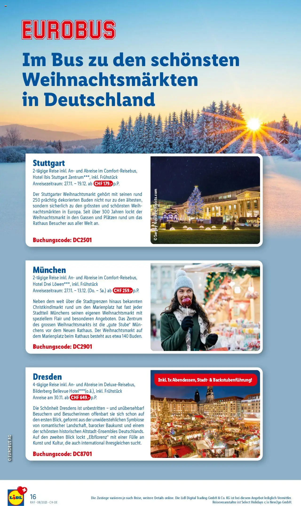 Lidl Aktionen Reisen August ab 30.07.2025 | Seite: 16