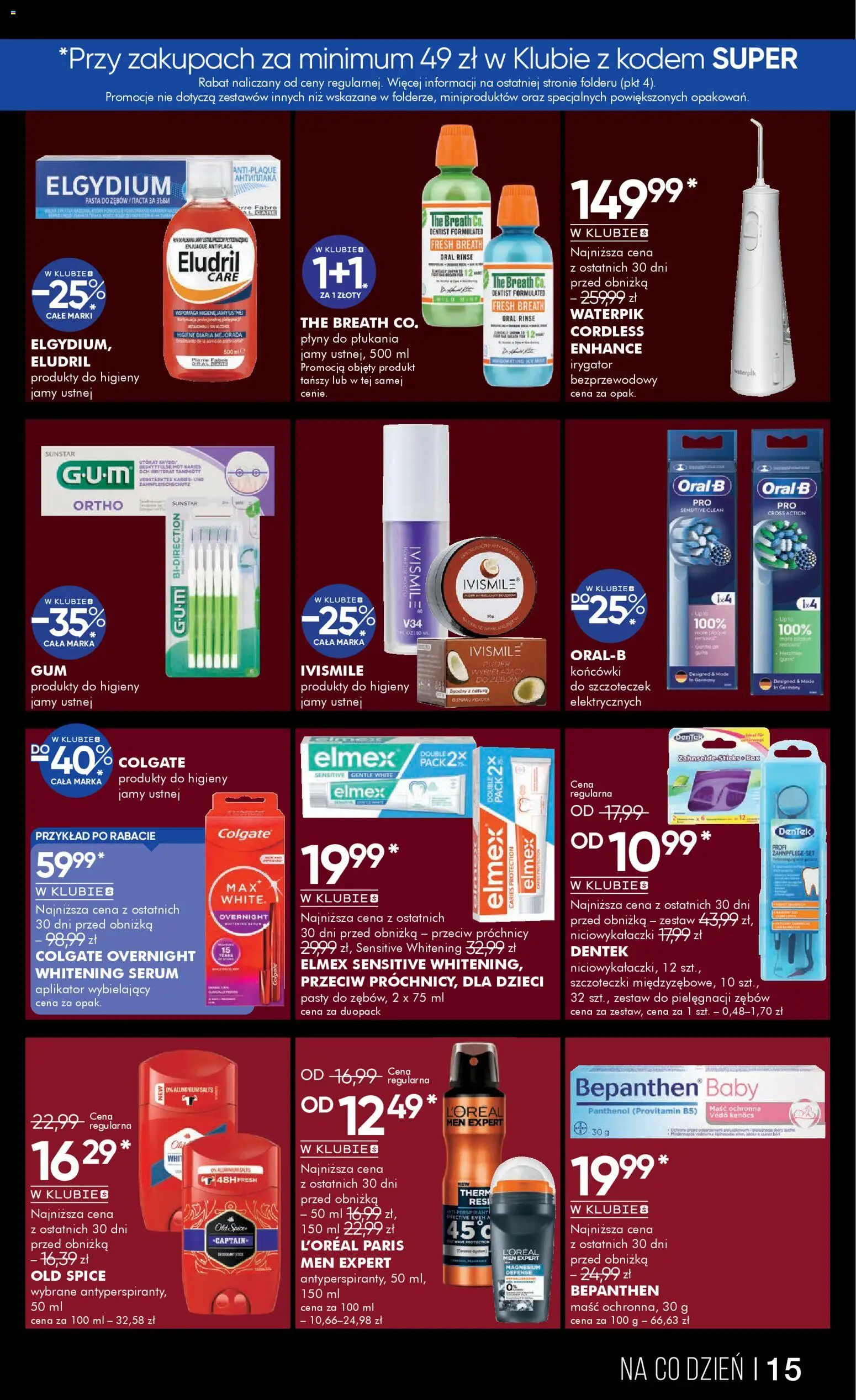 Super-pharm Black Friday od 22.11.2025 | Strona: 15 | Produkty: Irygator, Old spice