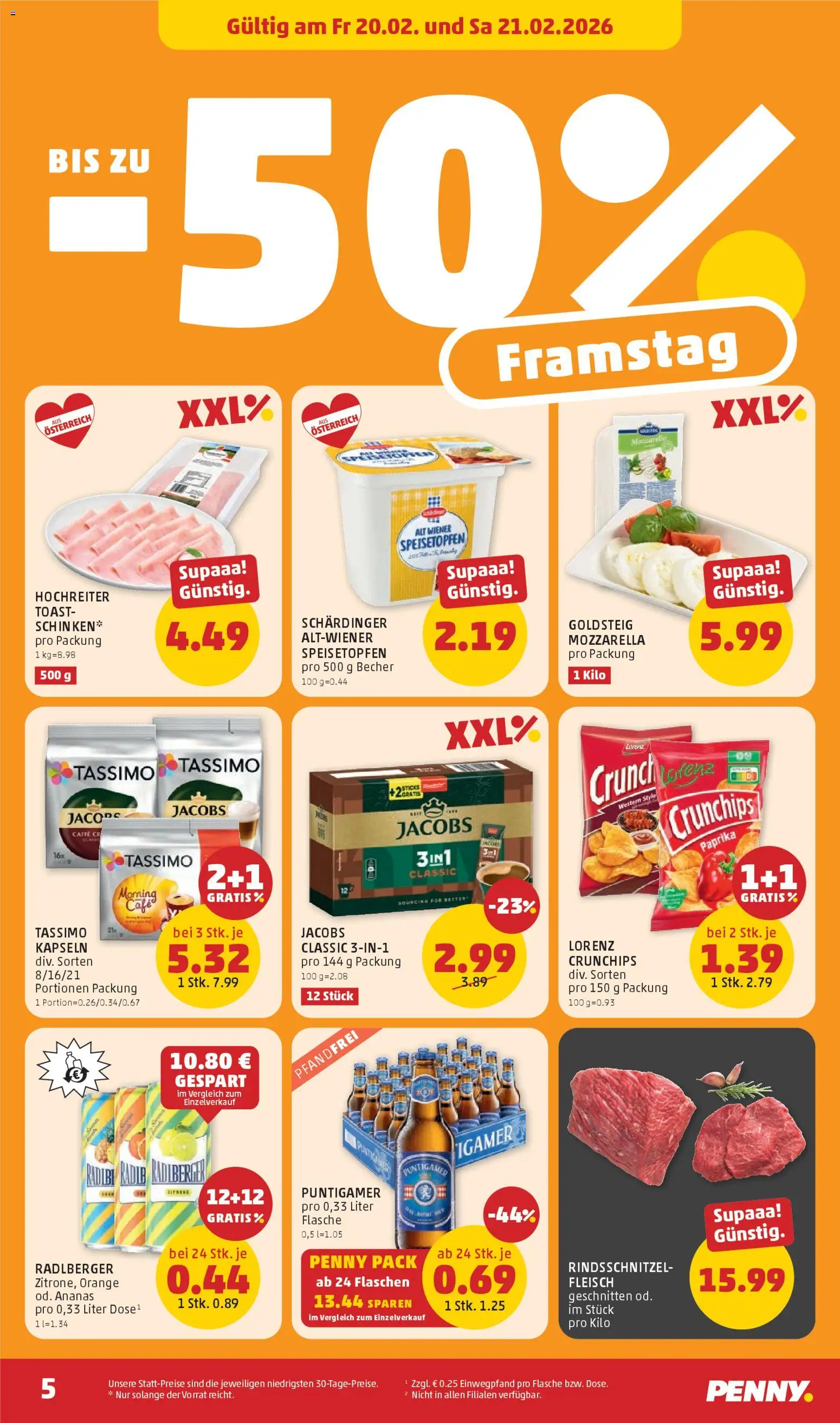 Penny Markt Flugblatt gültig ab 19.02.2026 | Seite: 5 | Produkte: Ananas