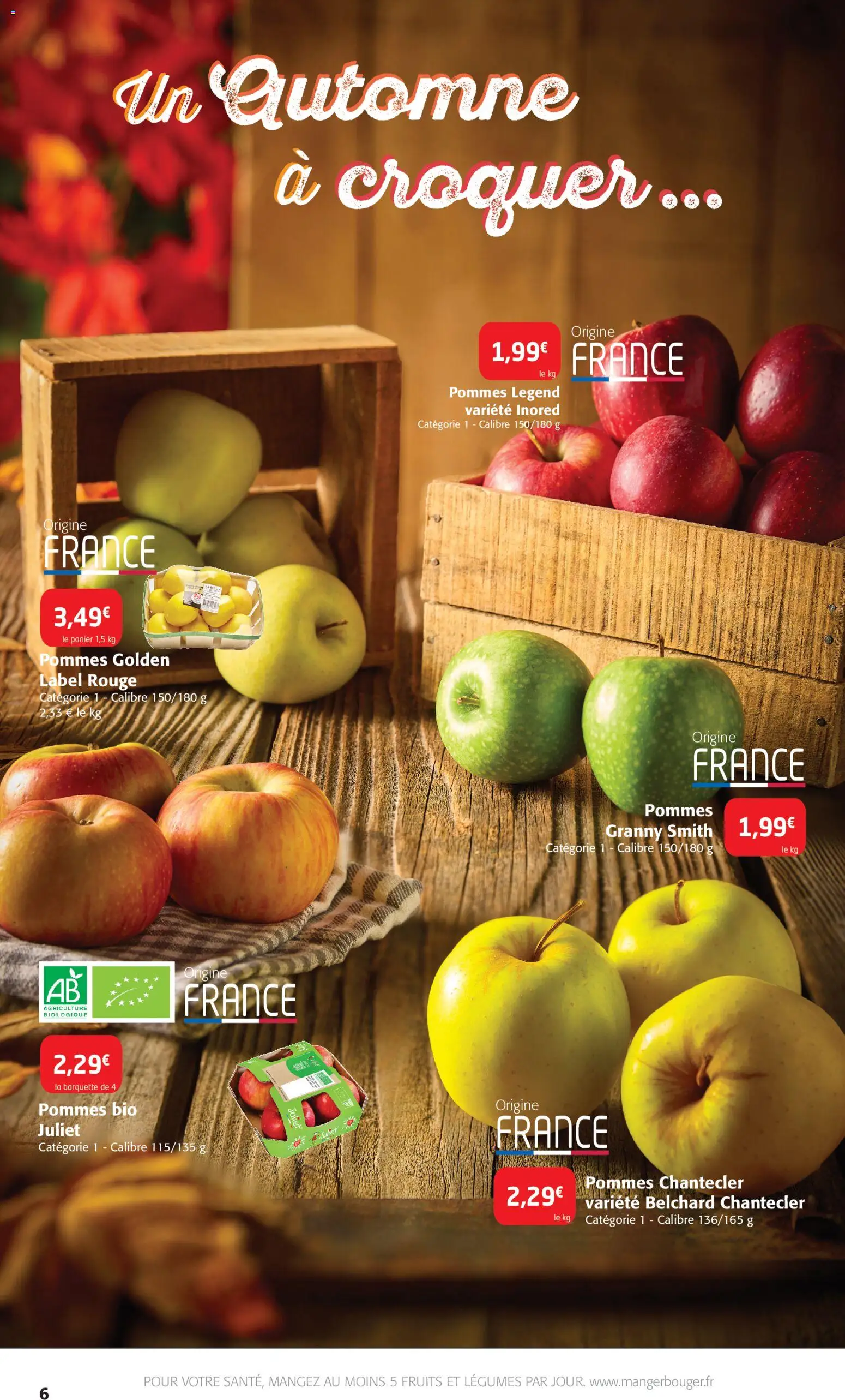 {H1} | Page: 6 | Produits: Panier, Pommes