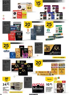 Pré-visualização Continente - Ceia de Natal válido de 18.11.2025 | Página: 76 | Produtos: Copos, Cápsulas café, Café, Dolce gusto
