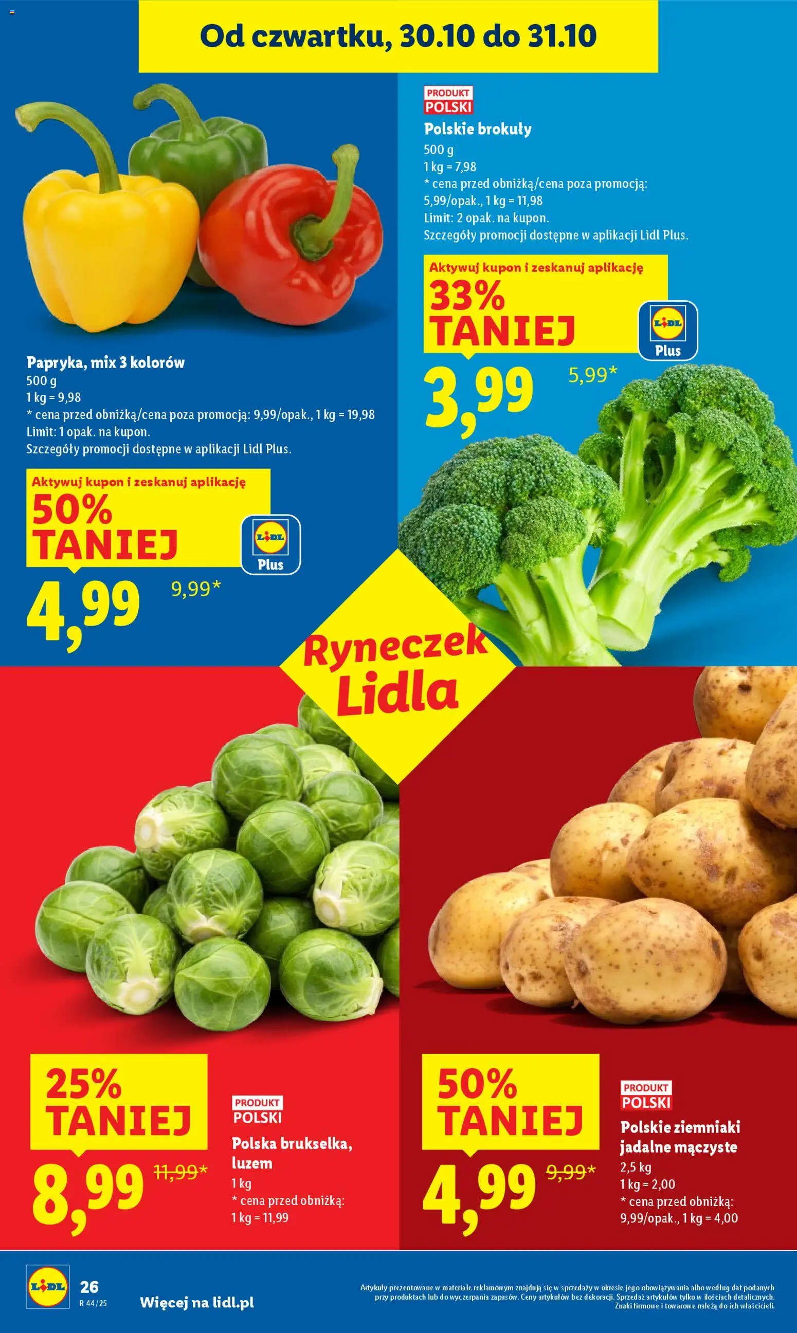 Lidl Gazetka od 30.10.2025 | Strona: 28 | Produkty: Bell, Ziemniaki