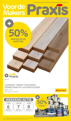 Praxis - Folder - Voorbeeld van een folder van Praxis, geldig van 02.02.2026