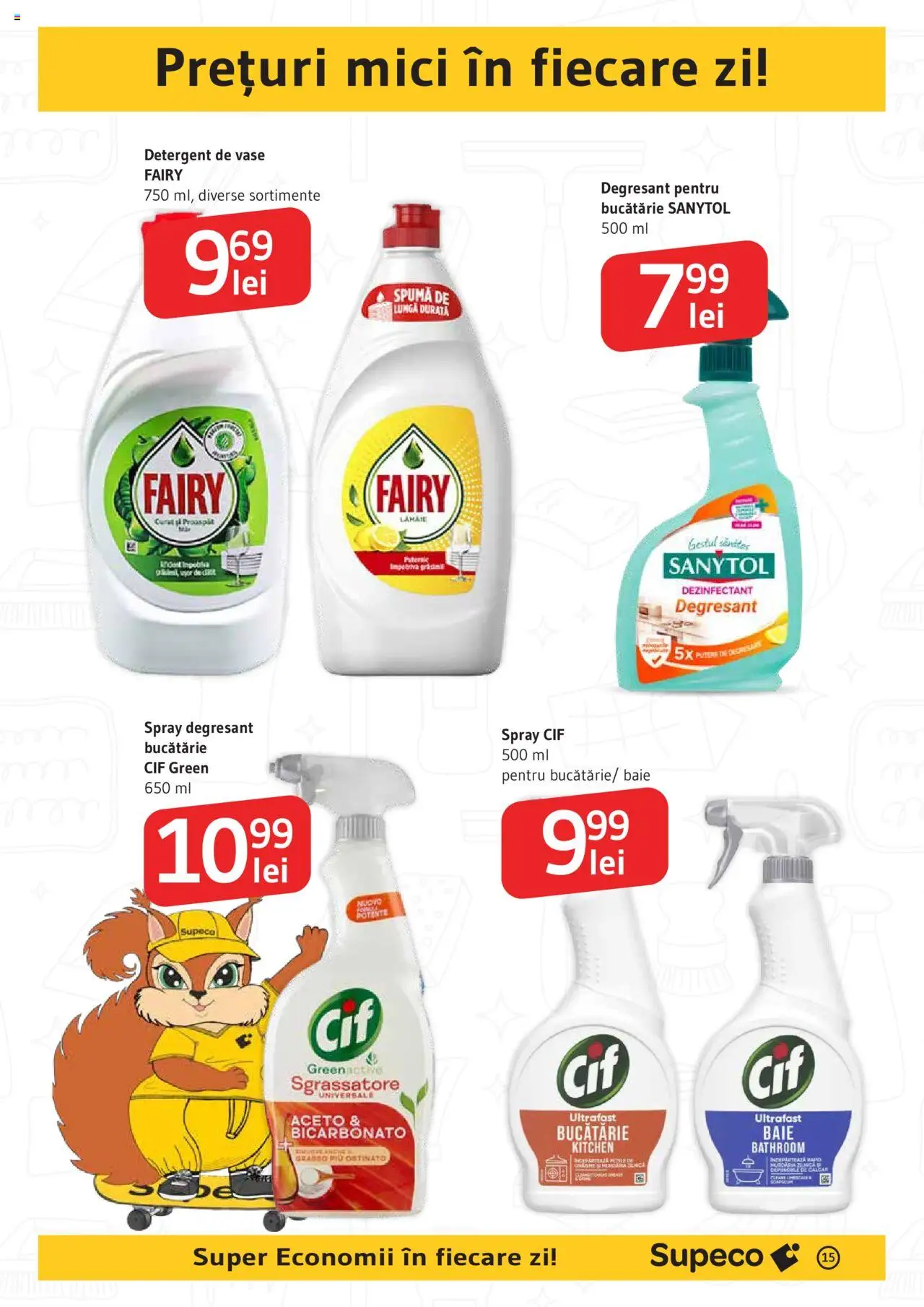 Noul catalog Supeco – valabil de la 18.09.2025 | Pagină: 15 | Produse: Detergent de vase, Bucătărie, Mici, Detergent