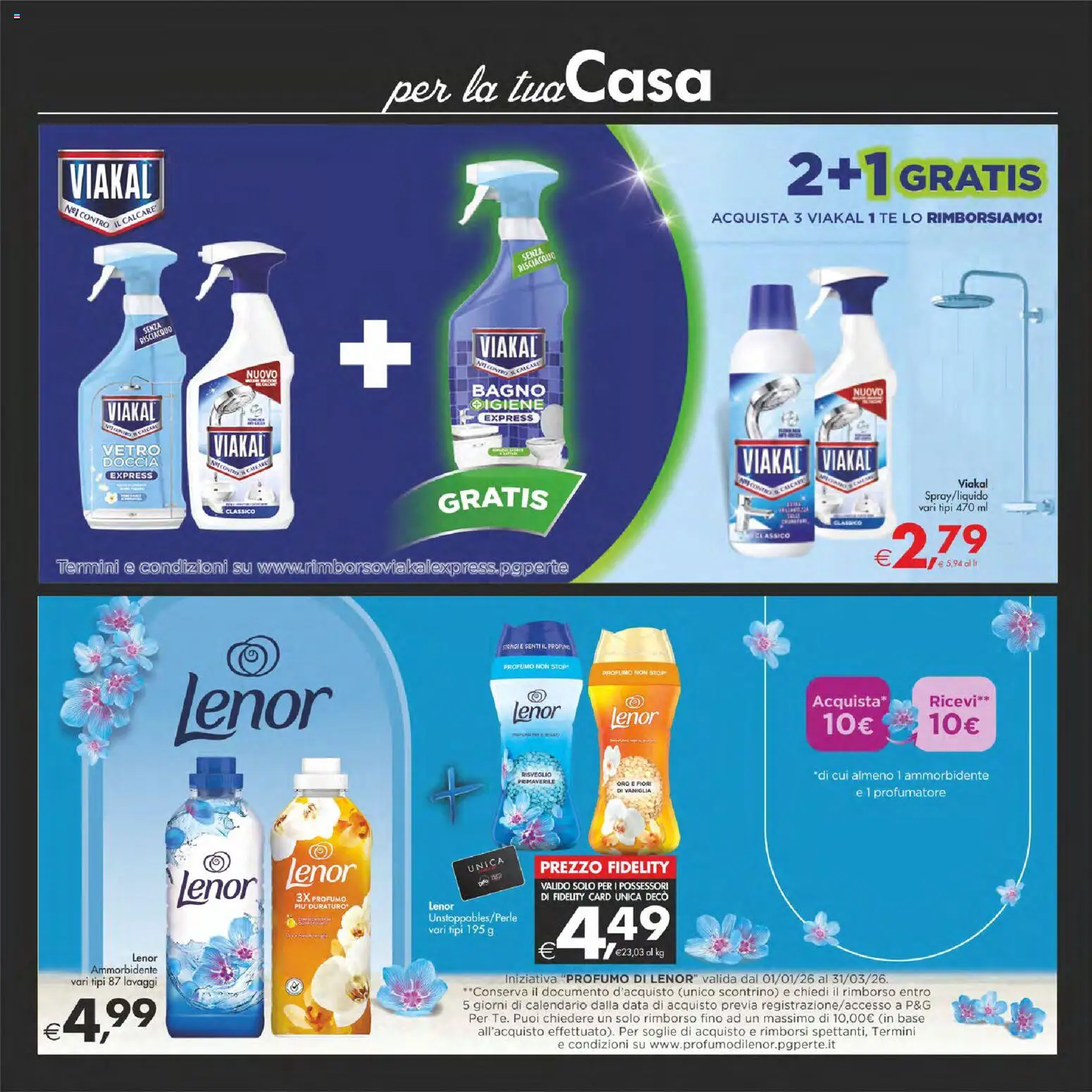 Volantino Decò del 24.02.2026 | Pagina: 34 | Prodotti: Ammorbidente, Tè, Doccia, Profumo